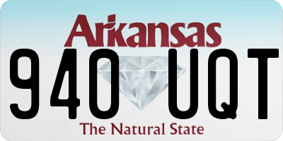 AR license plate 940UQT