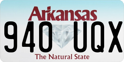 AR license plate 940UQX