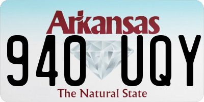 AR license plate 940UQY
