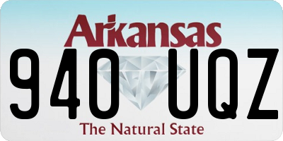 AR license plate 940UQZ