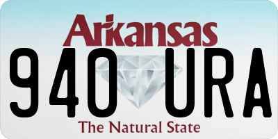AR license plate 940URA