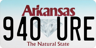 AR license plate 940URE