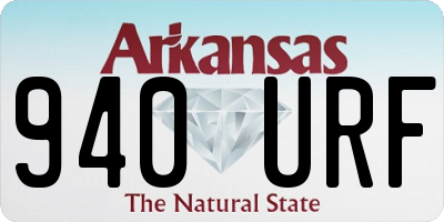 AR license plate 940URF