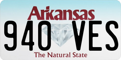 AR license plate 940VES