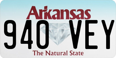 AR license plate 940VEY