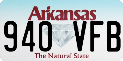 AR license plate 940VFB