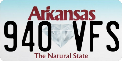AR license plate 940VFS