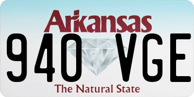 AR license plate 940VGE