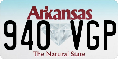AR license plate 940VGP