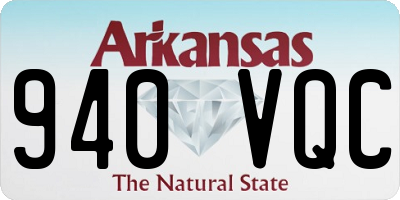 AR license plate 940VQC