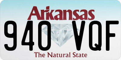 AR license plate 940VQF