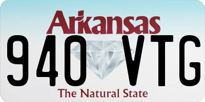 AR license plate 940VTG