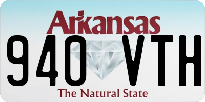 AR license plate 940VTH