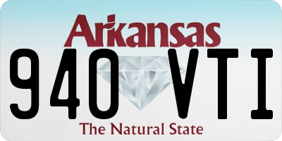 AR license plate 940VTI