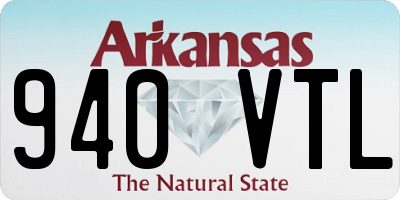 AR license plate 940VTL