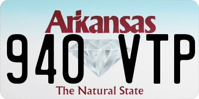 AR license plate 940VTP
