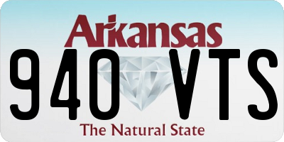AR license plate 940VTS