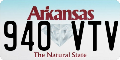 AR license plate 940VTV