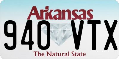 AR license plate 940VTX
