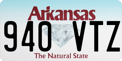 AR license plate 940VTZ