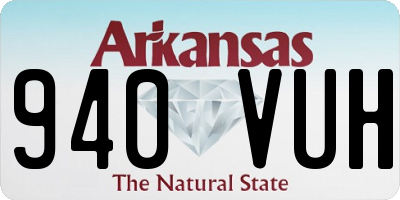 AR license plate 940VUH