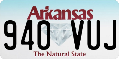 AR license plate 940VUJ