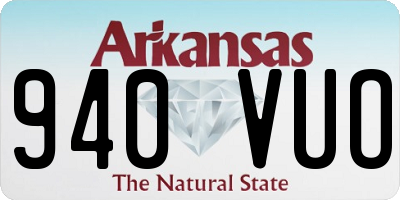AR license plate 940VUO