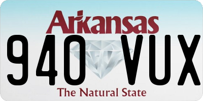 AR license plate 940VUX