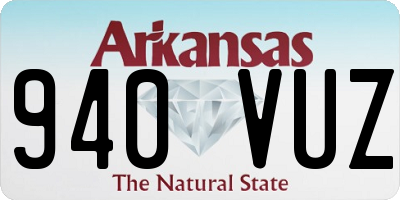 AR license plate 940VUZ