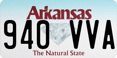 AR license plate 940VVA