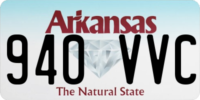AR license plate 940VVC