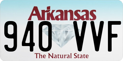 AR license plate 940VVF