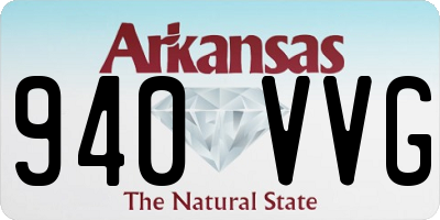 AR license plate 940VVG