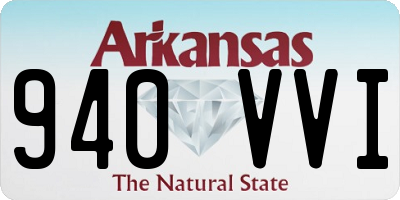 AR license plate 940VVI