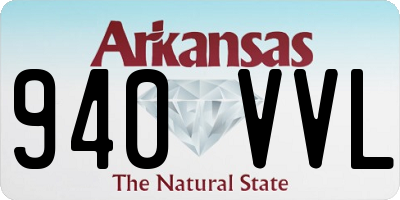 AR license plate 940VVL