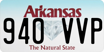 AR license plate 940VVP