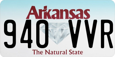 AR license plate 940VVR
