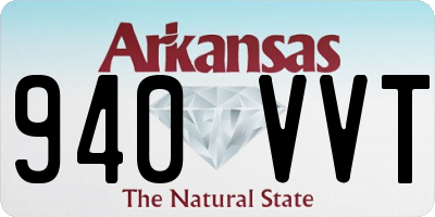 AR license plate 940VVT
