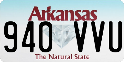 AR license plate 940VVU