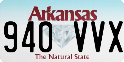 AR license plate 940VVX