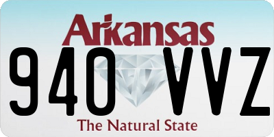 AR license plate 940VVZ