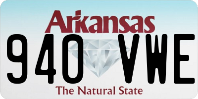 AR license plate 940VWE