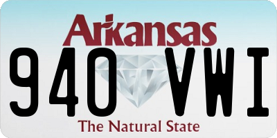 AR license plate 940VWI