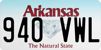 AR license plate 940VWL