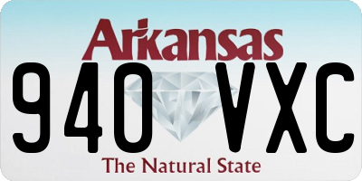 AR license plate 940VXC