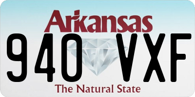 AR license plate 940VXF