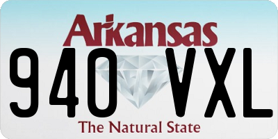 AR license plate 940VXL