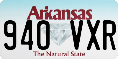 AR license plate 940VXR
