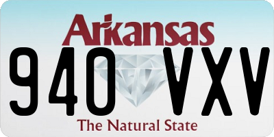 AR license plate 940VXV