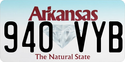 AR license plate 940VYB